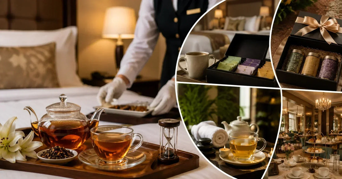 Premium tea enhancing hotel guest service, gifting and wellness experience