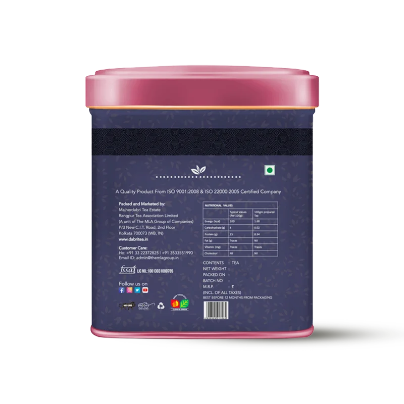 Darjeeling Orthodox Tea Tin