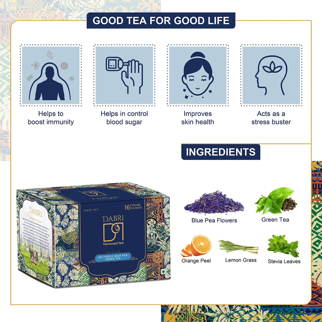 Butterfly Blue Pea Green Tea