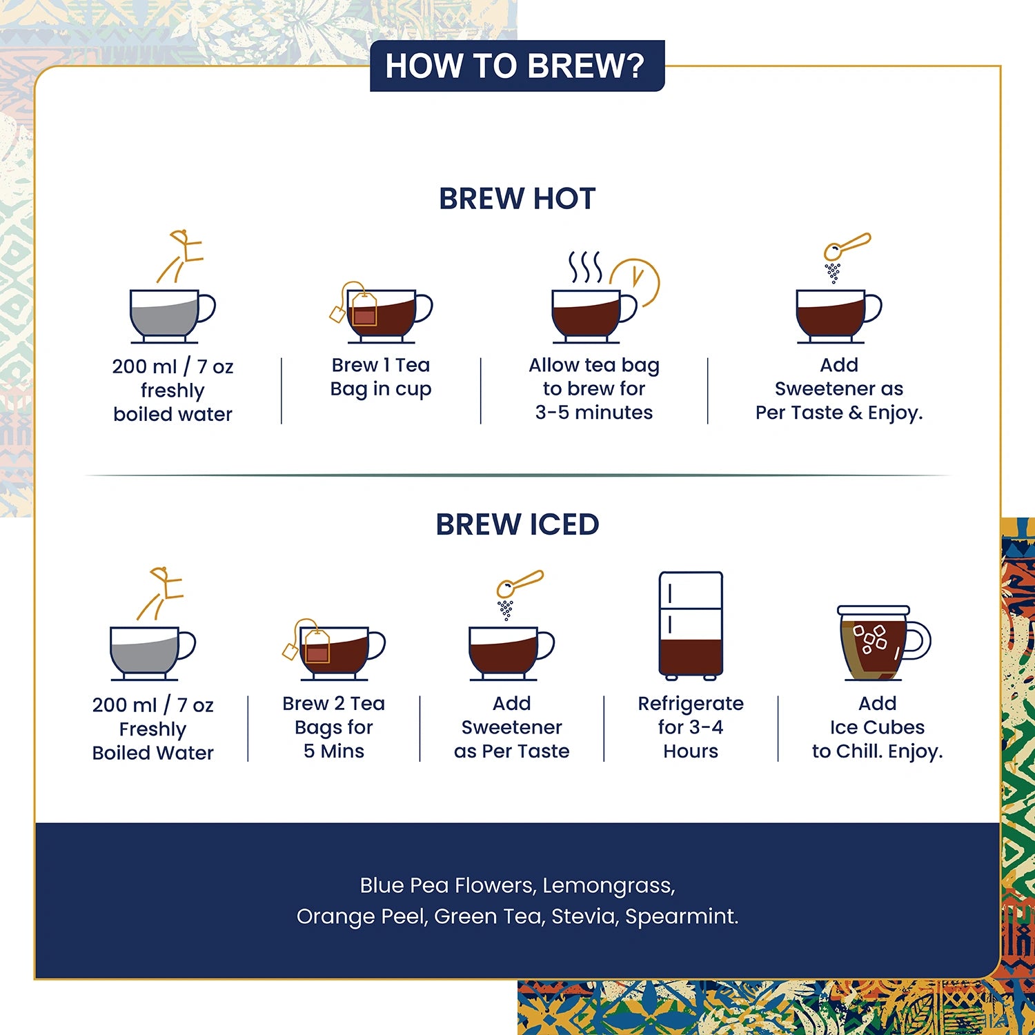 Butterfly Blue Pea Green Tea