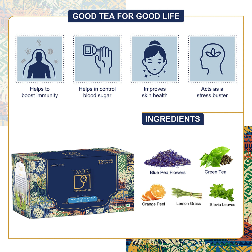 Butterfly Blue Pea Green Tea