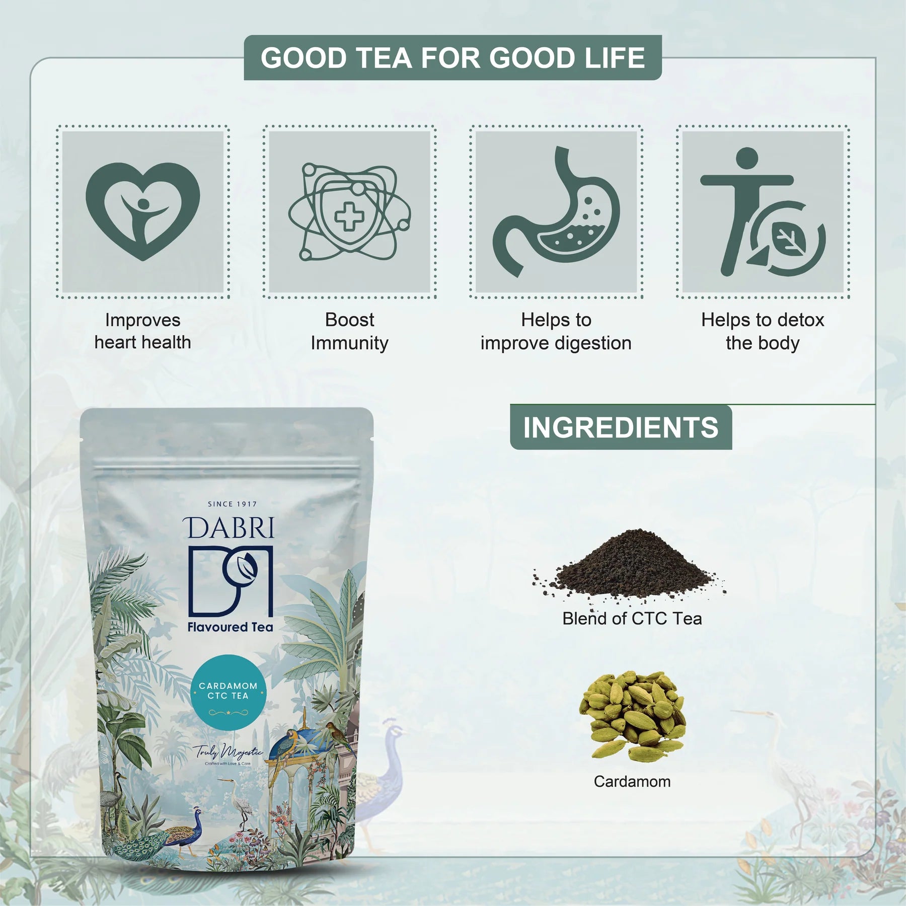 Cardamom CTC Tea