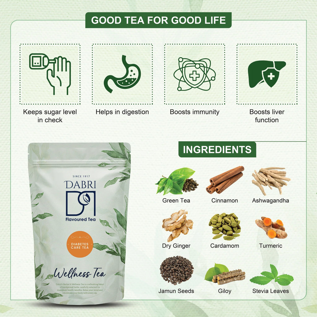 Instant Diabetic Tea Buy Diabetes Care Tea Online | Ayurvedic Herbal Tea – Dabritea