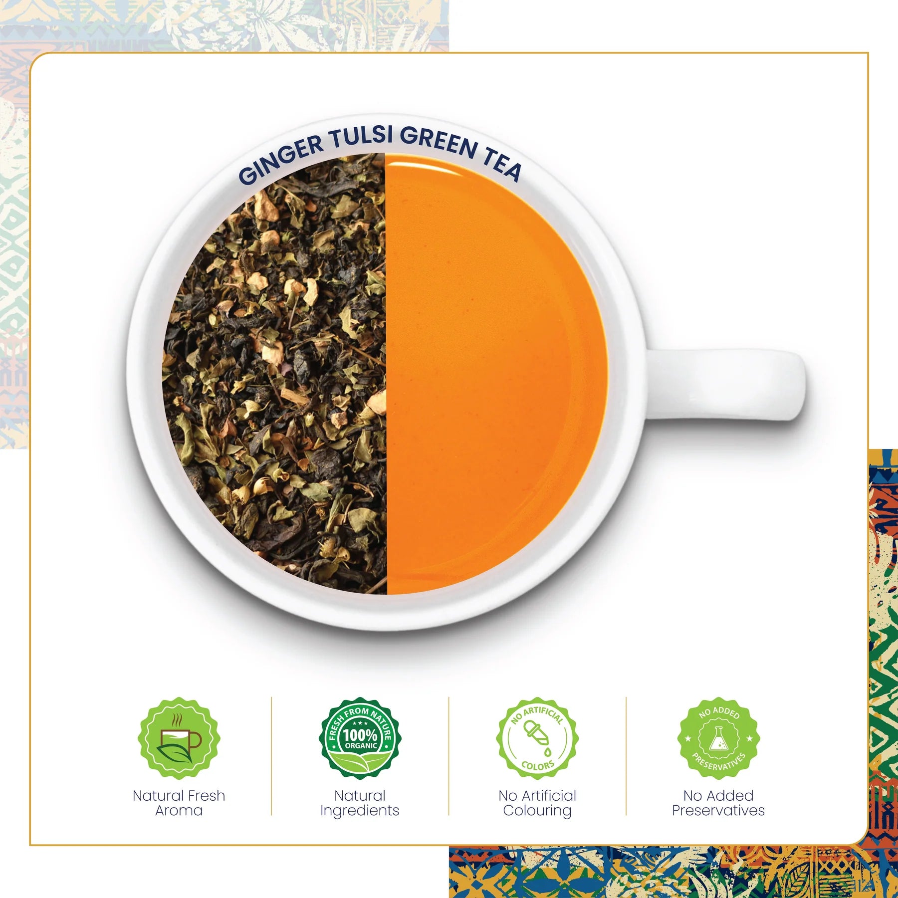 Ginger Tulsi Green Tea