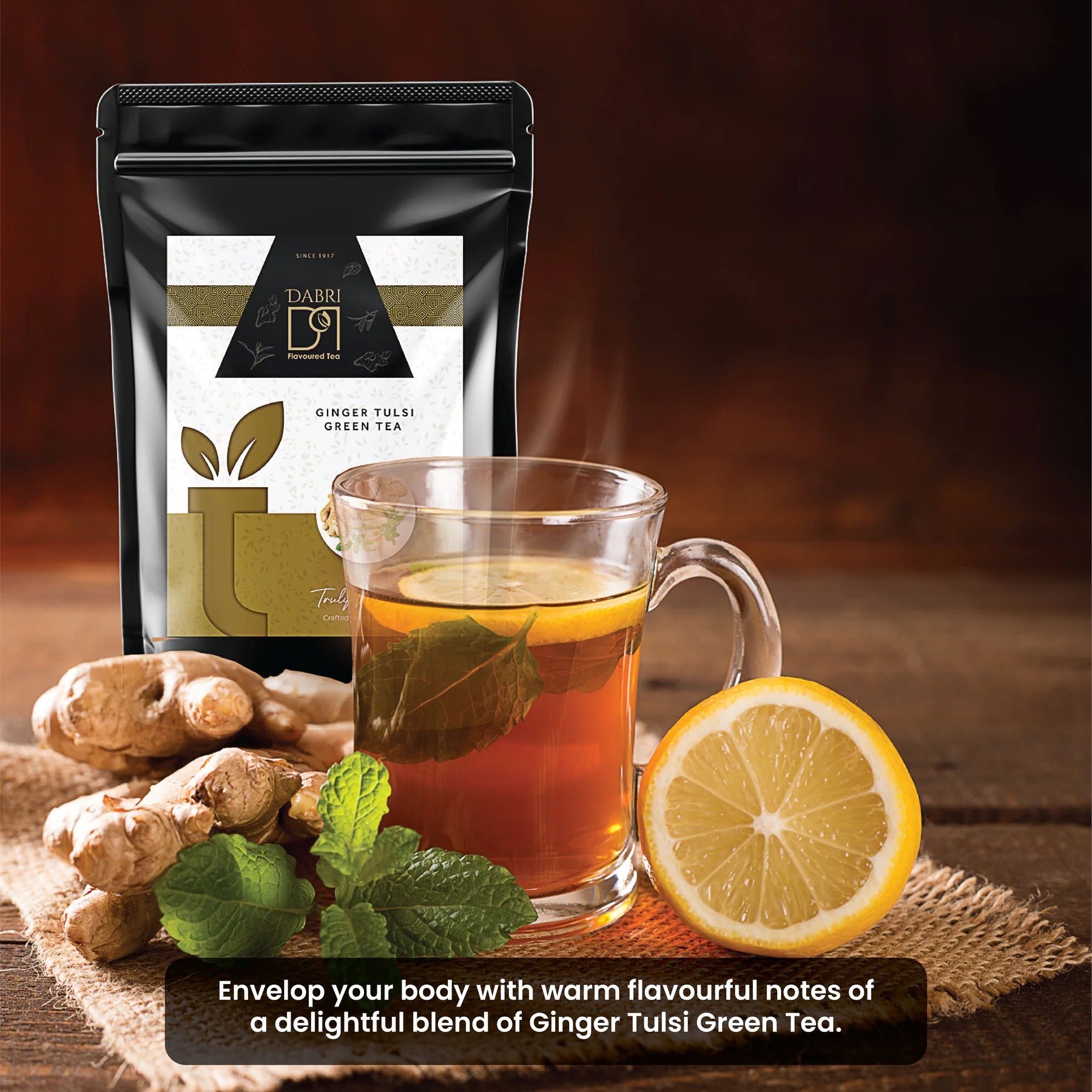 Ginger Tulsi Green Tea