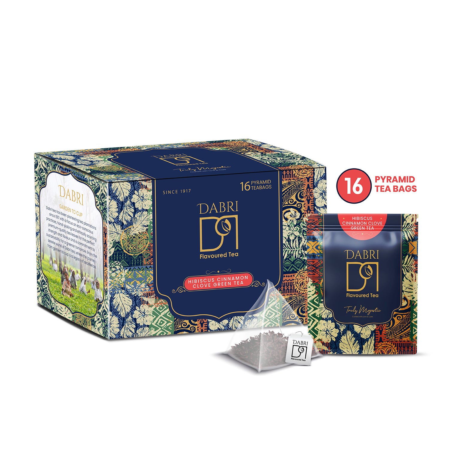 Hibiscus Cinnamon Clove Green Tea