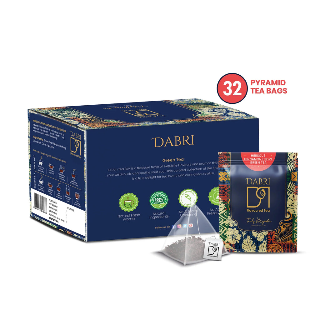 Hibiscus Cinnamon Clove Green Tea
