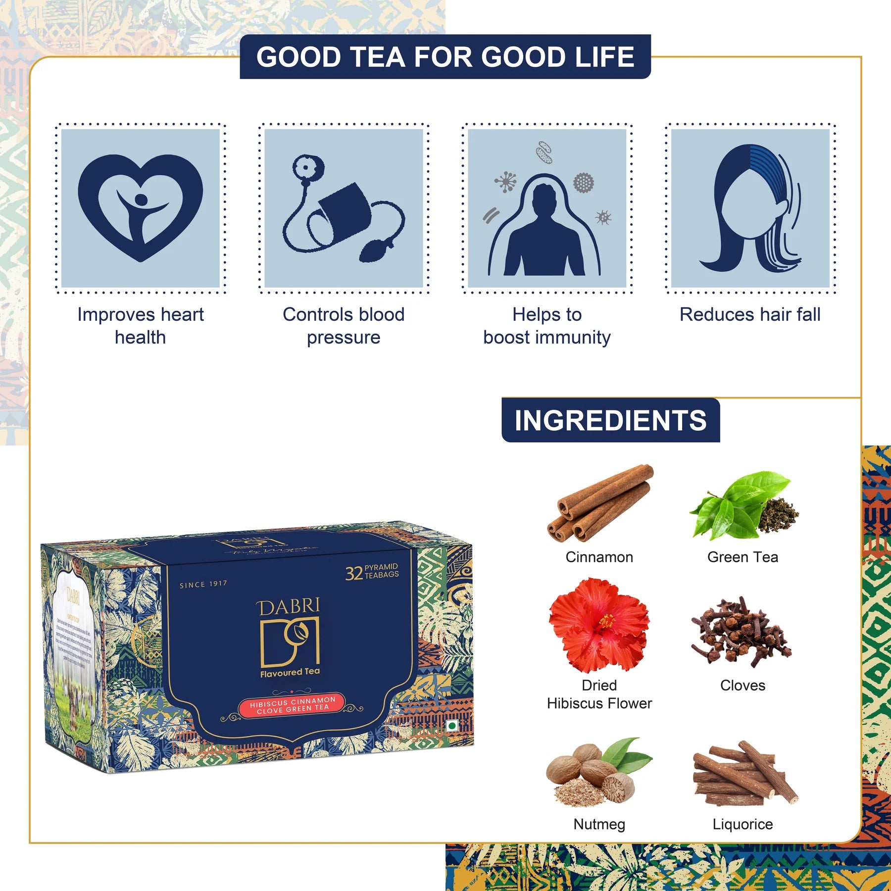 Hibiscus Cinnamon Clove Tea