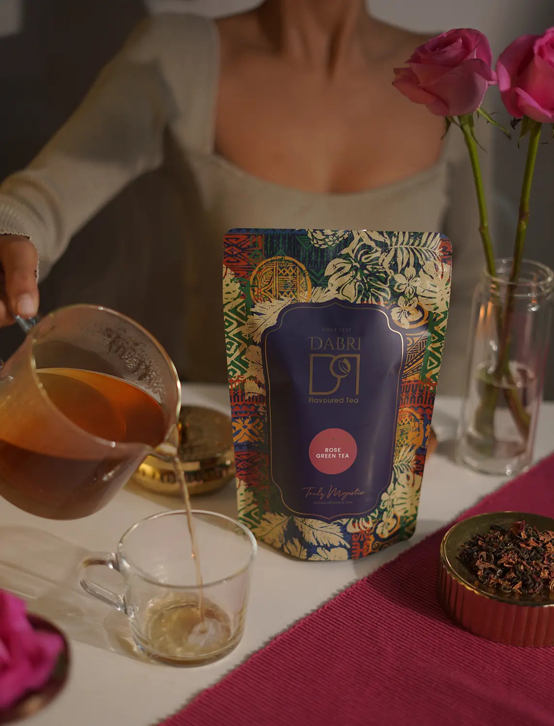 Rose Green Tea