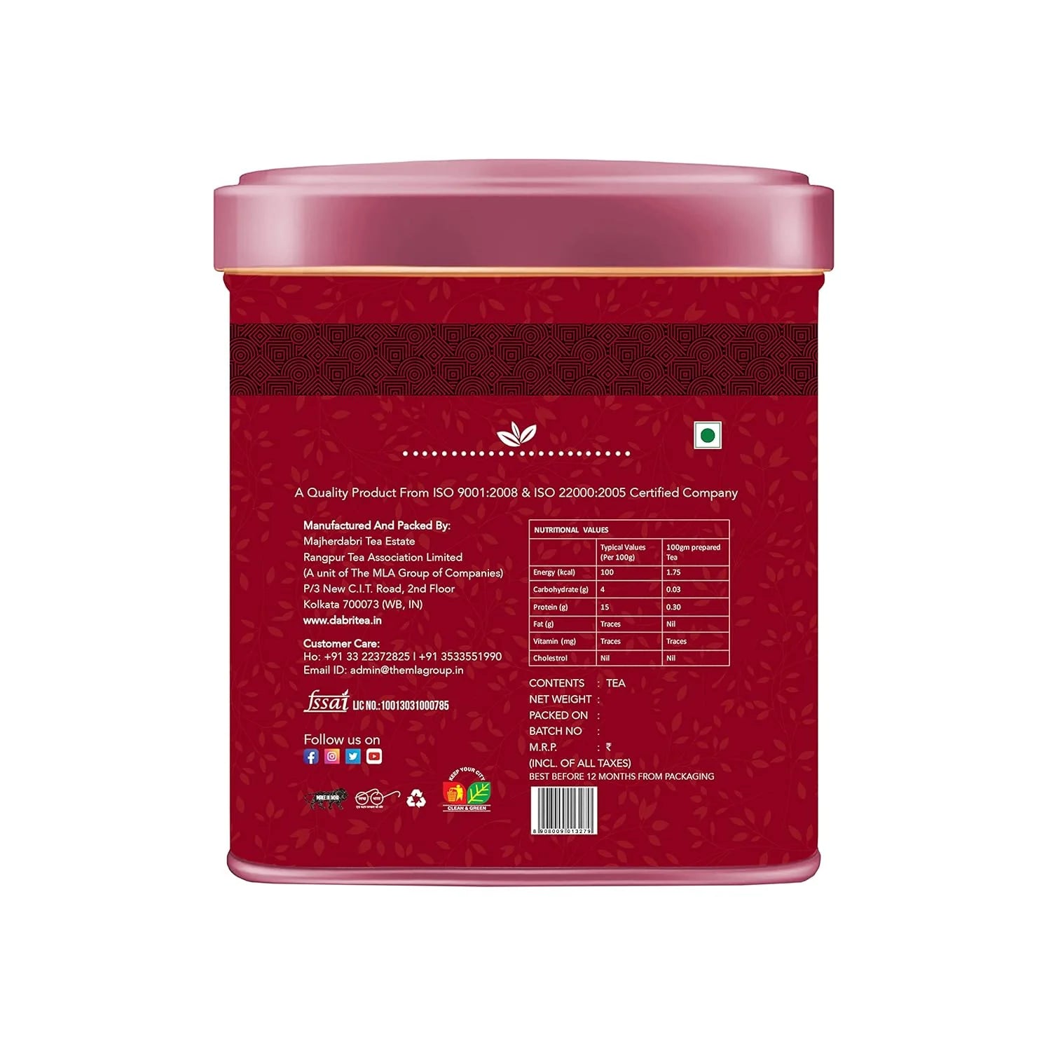 Hibiscus Cinnamon Clove Green Tea